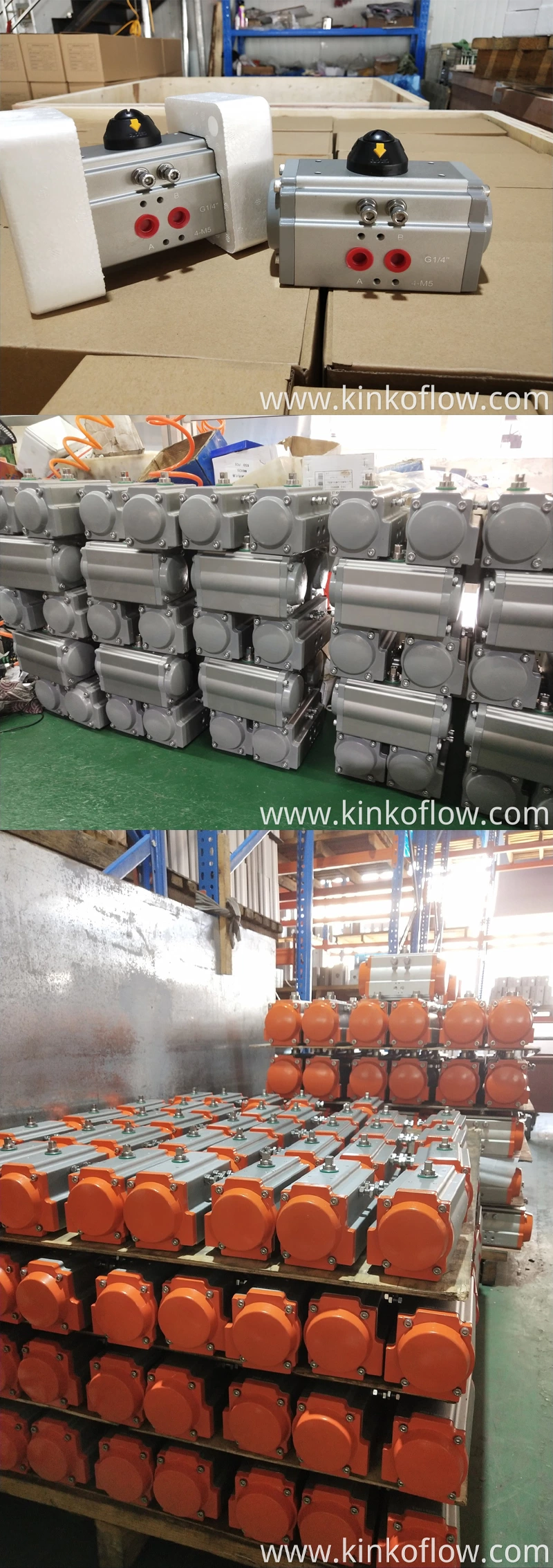 ตัวกระตุ้นนิวเมติกส์ 180 องศา ซีรีส์ AT