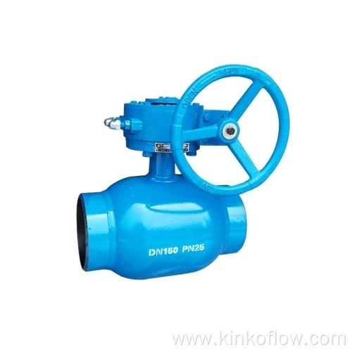 วาล์วบอลเชื่อมซีล RPTFE เหล็กกล้าคาร์บอน