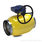 วาล์วบอลเชื่อมซีล RPTFE เหล็กกล้าคาร์บอน