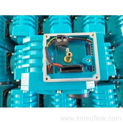 KK03-200B หมุน 90 องศา แอคชูเอเตอร์ไฟฟ้าสีน้ำเงินเลค