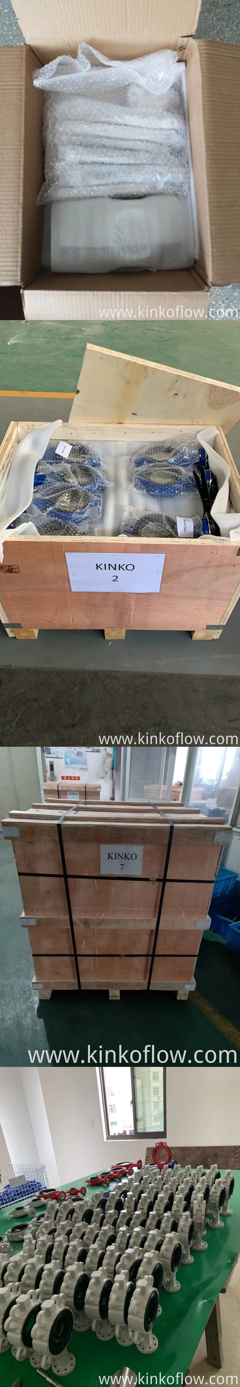 วาล์วผีเสื้อตัวหนอน UPVC