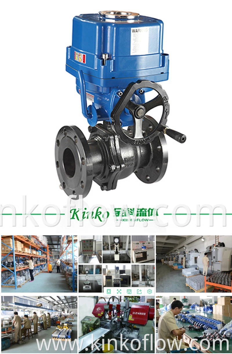 วาล์วบอลหน้าแปลนไฟฟ้า WCB 1/2"-6"